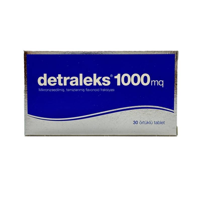 Detraleks 1000mg N30 — basur hemoroid mualicesi diosmin hesperidin venotonik damar